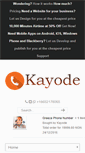 Mobile Screenshot of kayode.net